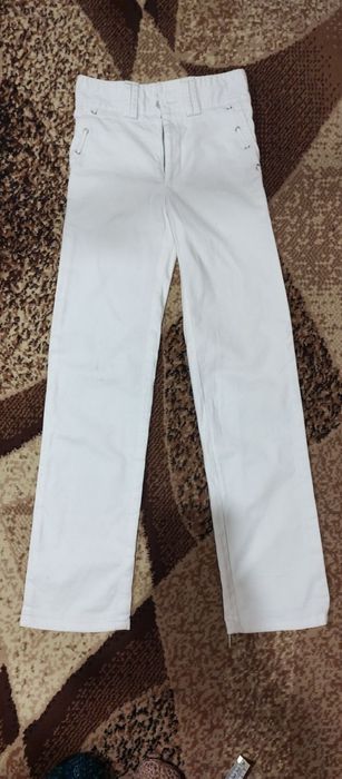 Джинсы белые штаны одежда