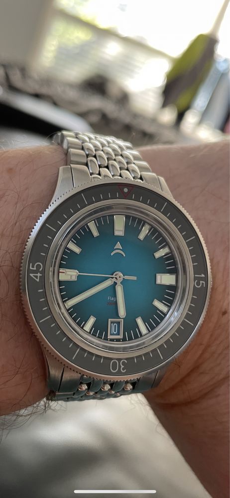 Zegarek męski Axios Flagship Teal diver nurek limitka 200 sztuk