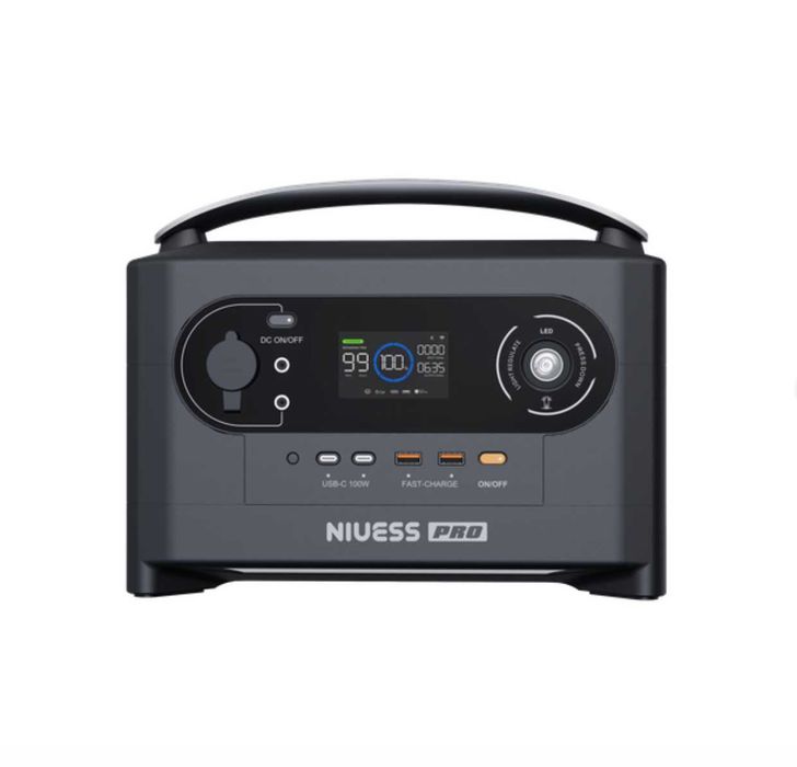 Зарядна станція Niuess NE-700 Pro 720 Вт·год 700 Вт Black