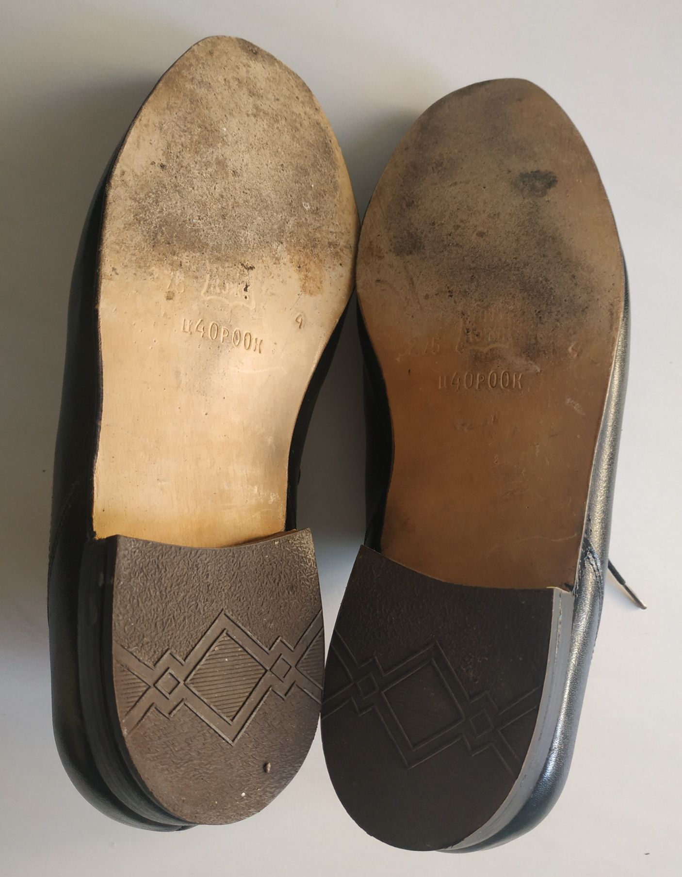 Мужские кожаные туфли 42 размер, 27,5 см стелька
