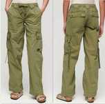 spodnie # SUPERDRY Cargo Bojówki Low Rise Wide Leg NOWE # S