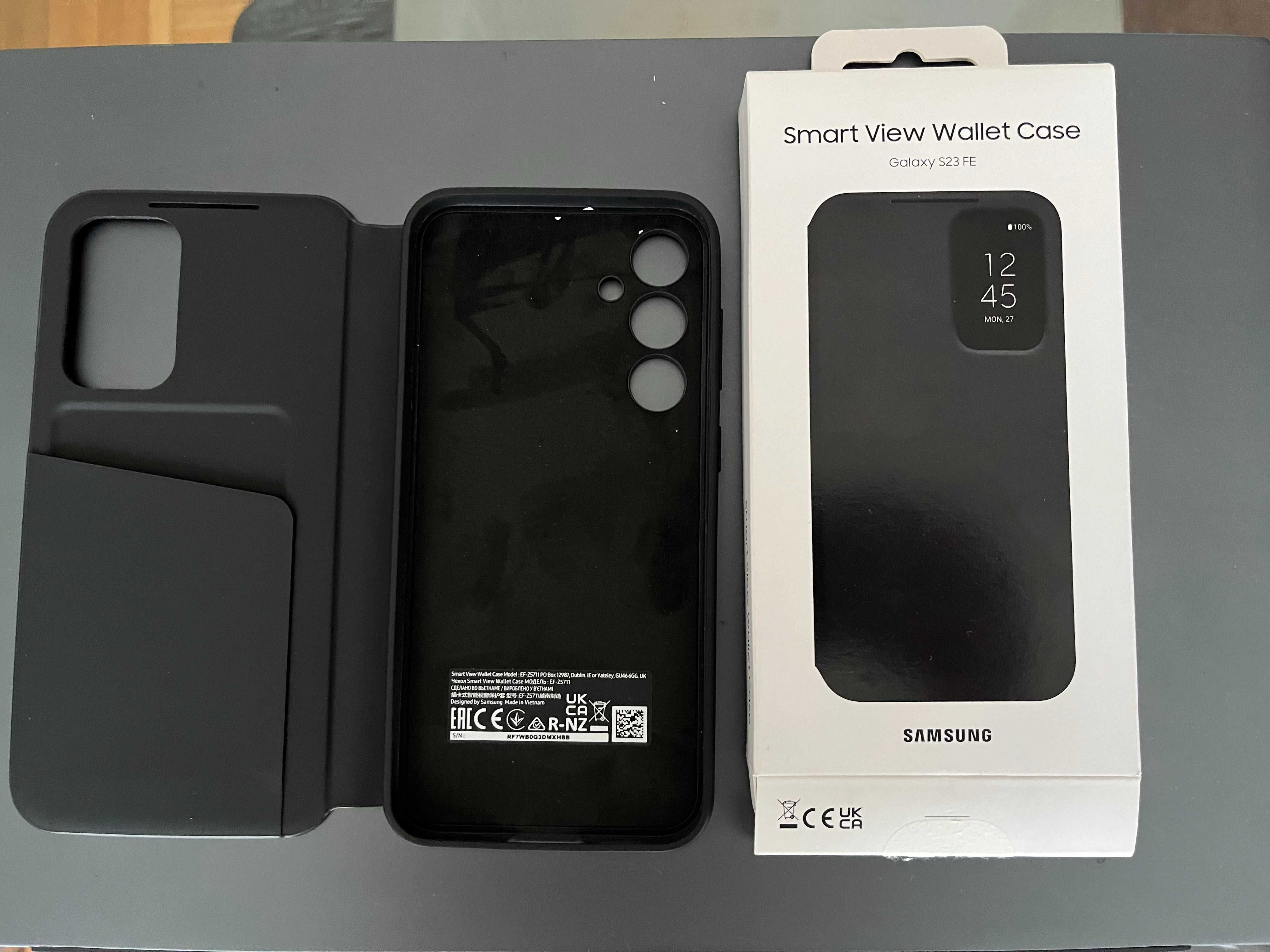 Oryginalne nowe etui SAMSUNG Smart View Wallet Case do Galaxy S23 FE