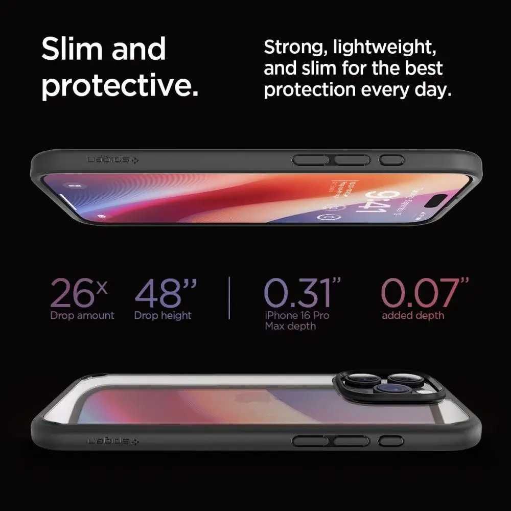 Чехол Spigen Ultra Hybrid для iPhone 16 Pro Max Matte Black