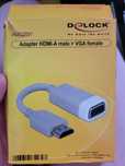 Adapter hdmi-a male > VGA female delock