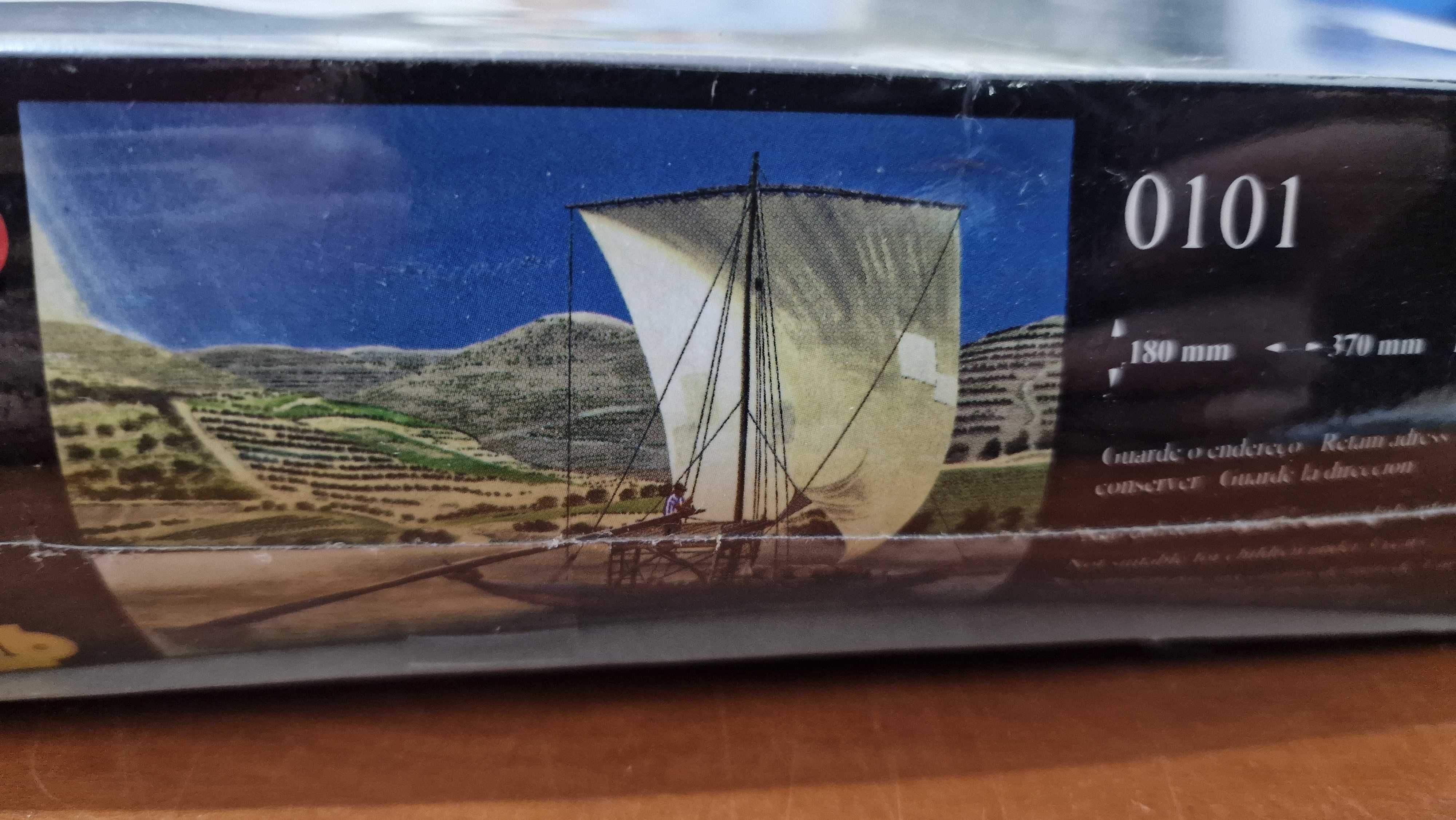 Modelismo kit Barco Rabelo 1:75