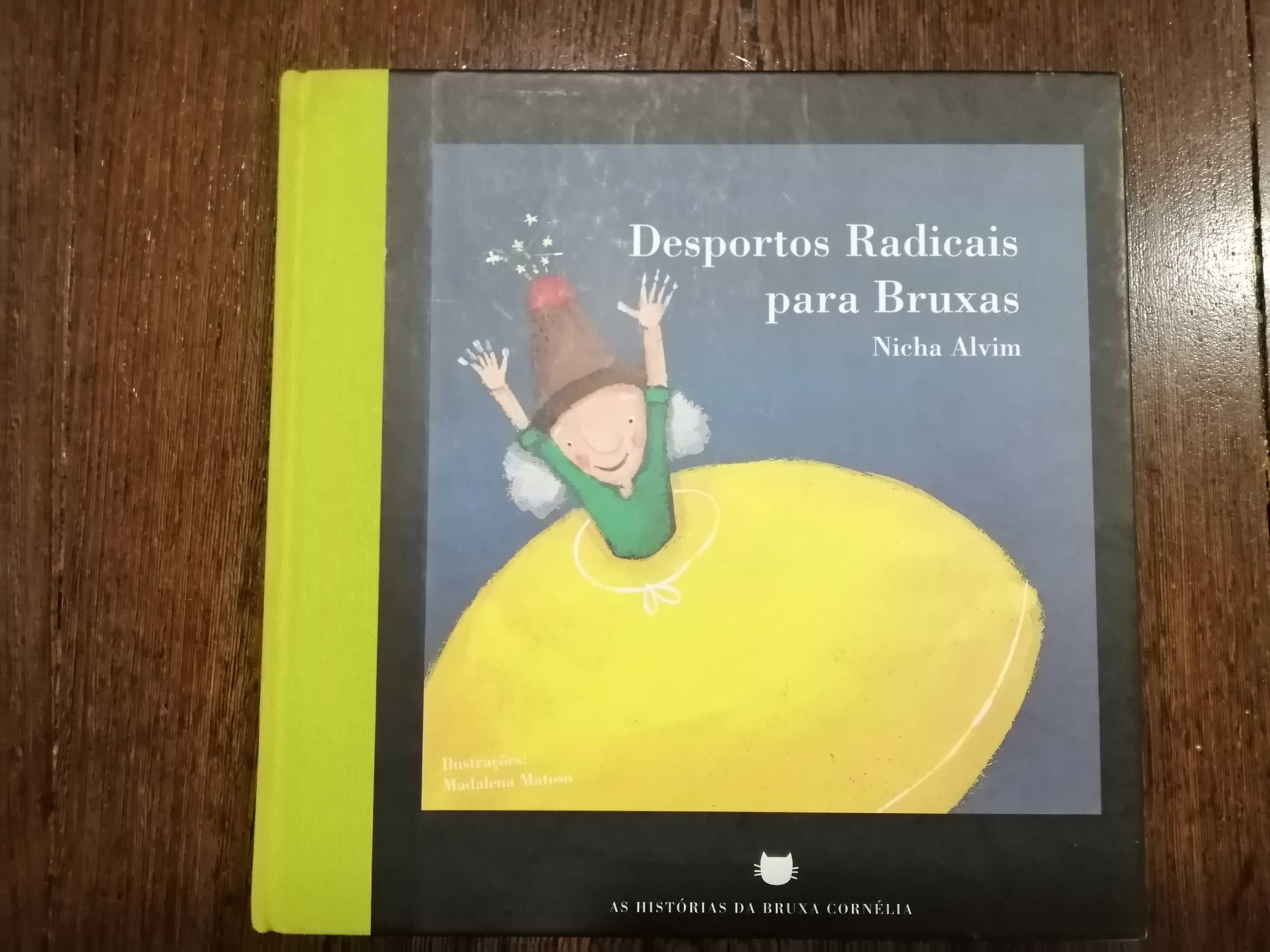 Livro "Desportos radicais para bruxas"