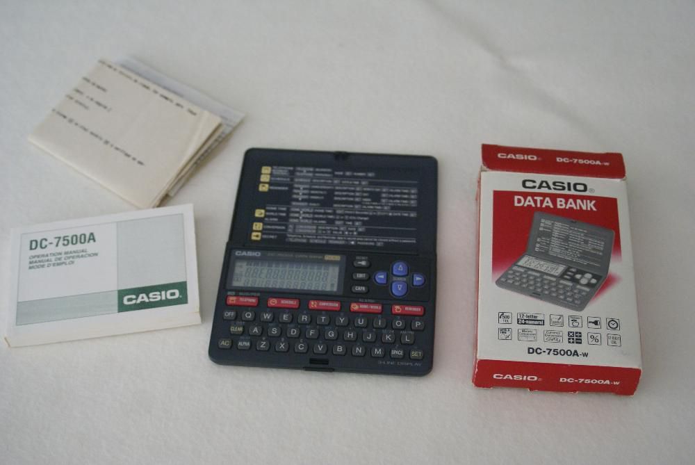 Agenda Electrónica Casio Dc-7500A-w - NOVA