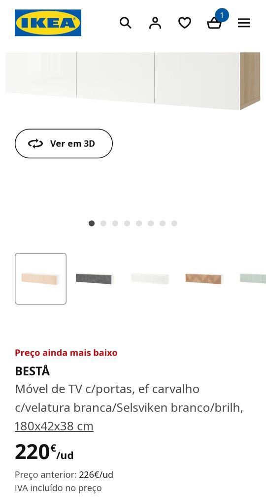 Móvel de Tv ikea