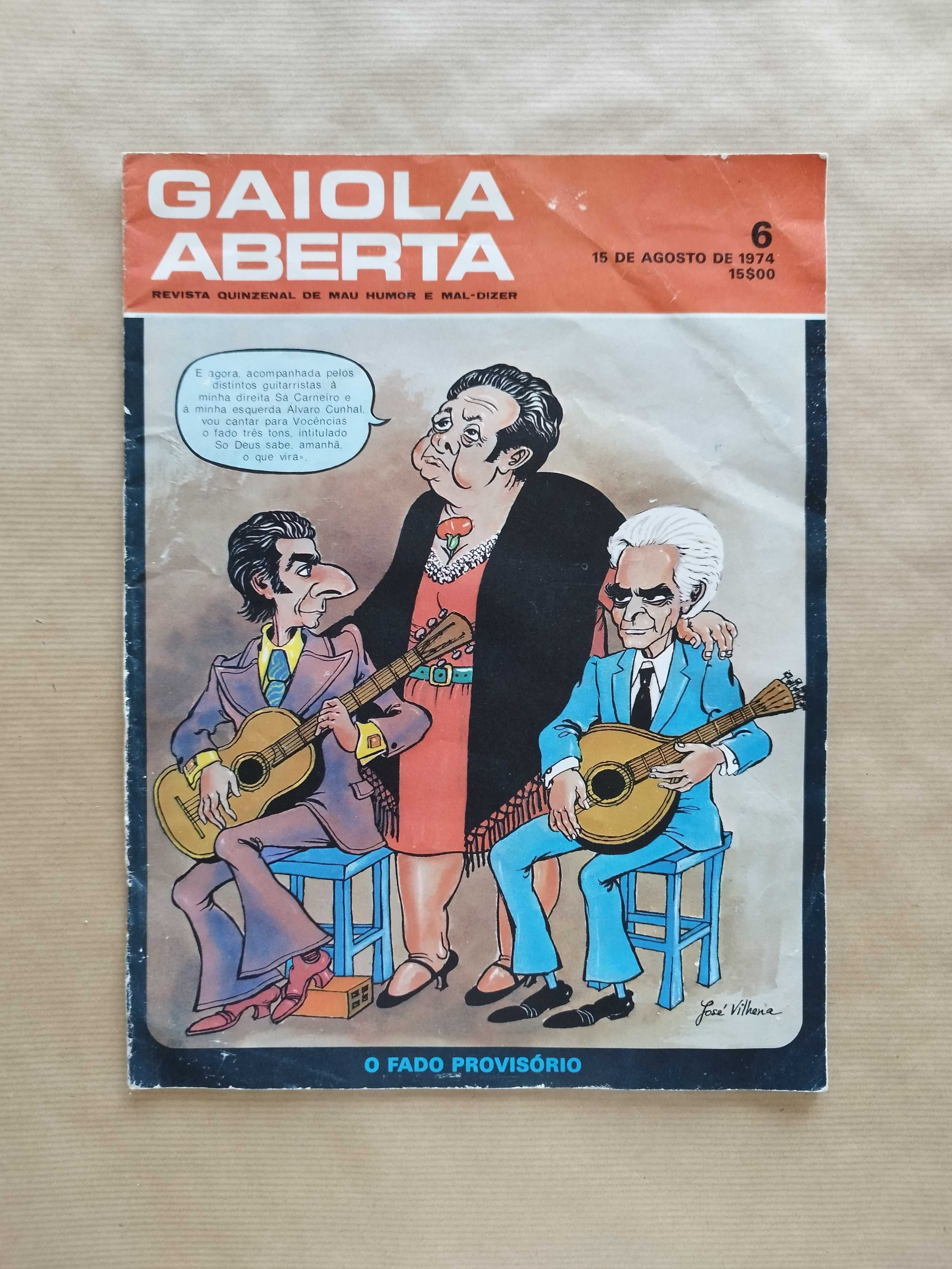 Gaiola Aberta revista 1974