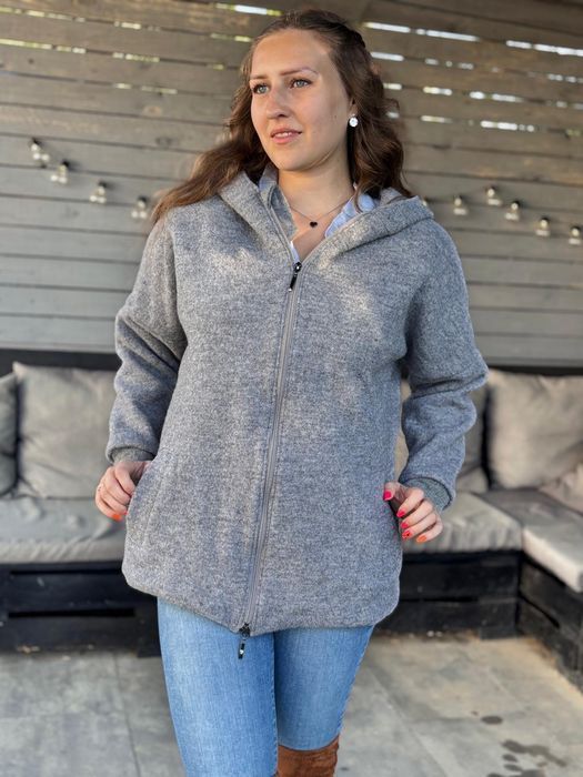 ty.bles Kurtka S  wełna  parzona 100% wool dwuwarstwowa merino eko