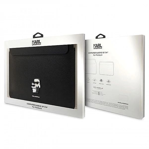 Pokrowiec Karl Lagerfeld Saffiano Karl&Choupette na laptopa 14" - czar