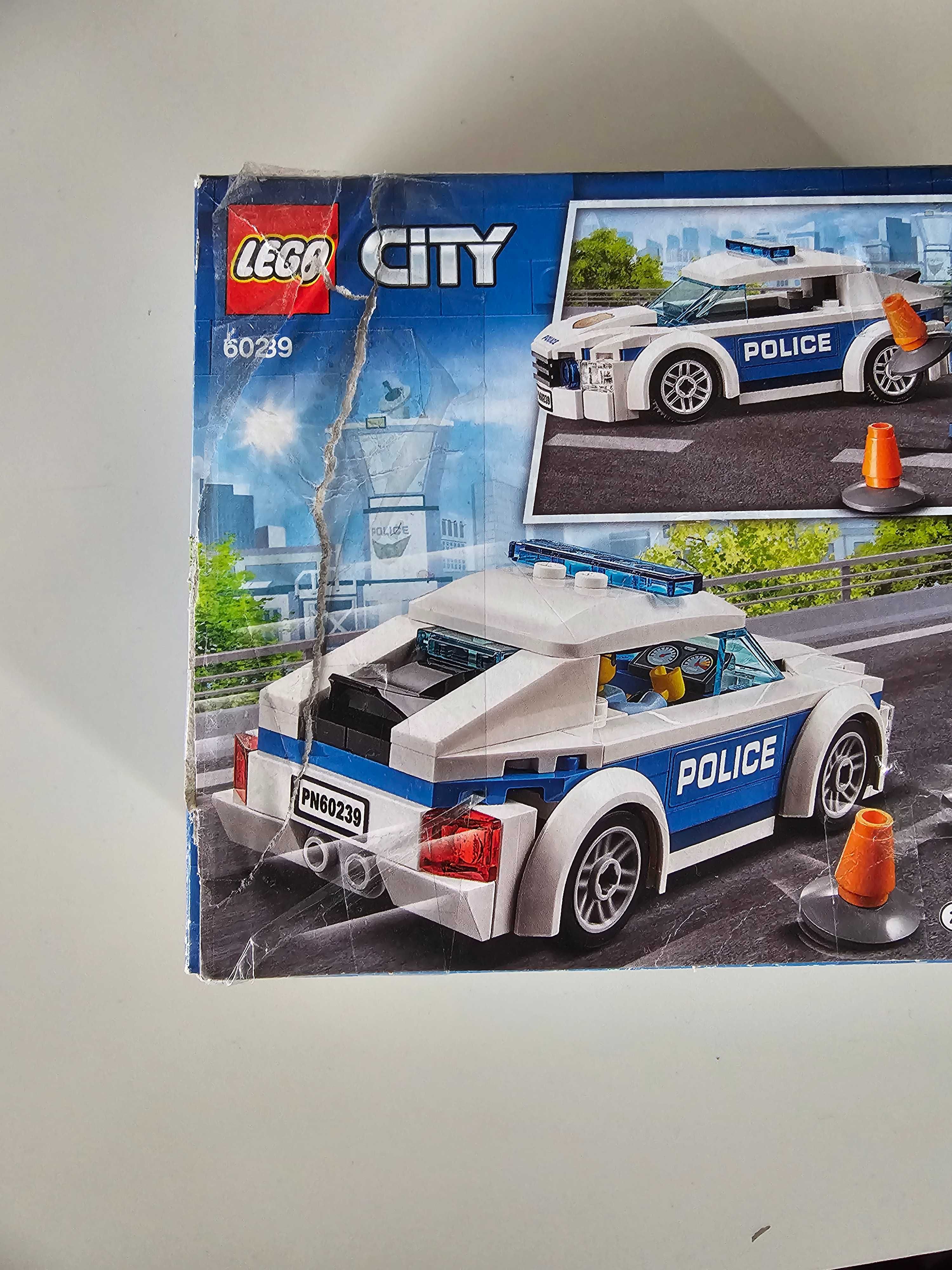 Lego City Samochód policyjny 60239 i helikopter 60275