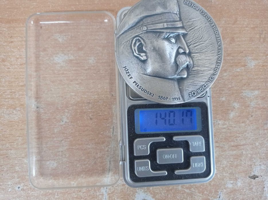 Medale PTAiN - Piłsudski, Kościuszko, Sobieski - 4 sztuki.