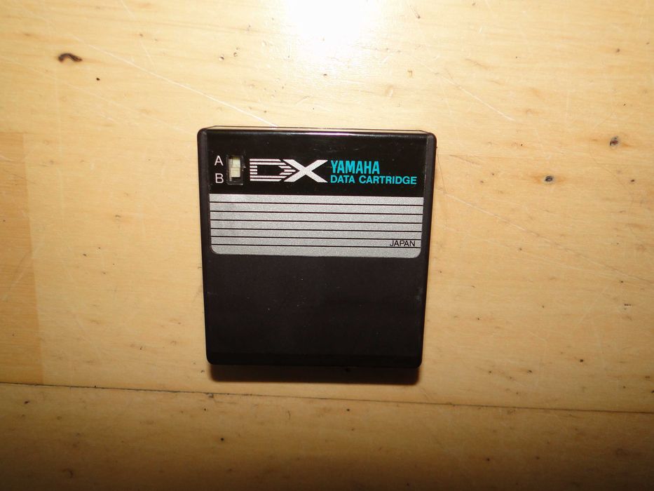 Oryginalny Cartdridge YAMAHA DX7 1 Master Keyboard Plucked Group.Japan