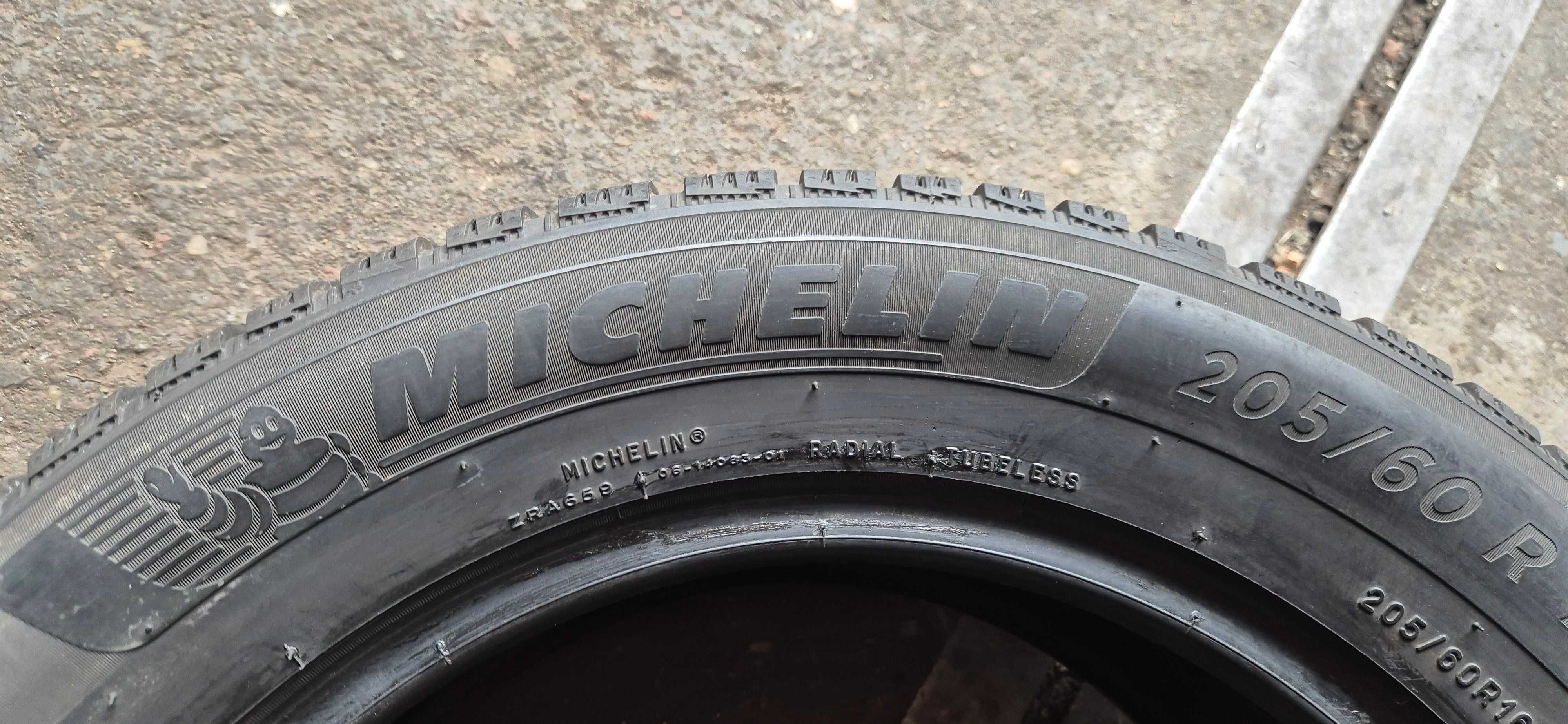 2szt opony zimowe Michelin _ 205/60/16