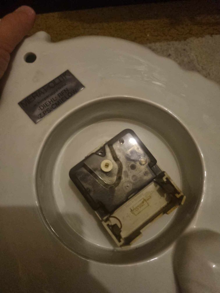 Zegar Rokoko Z.P.S. Ćmielów kal. Junghans Diehl lata 70-te.