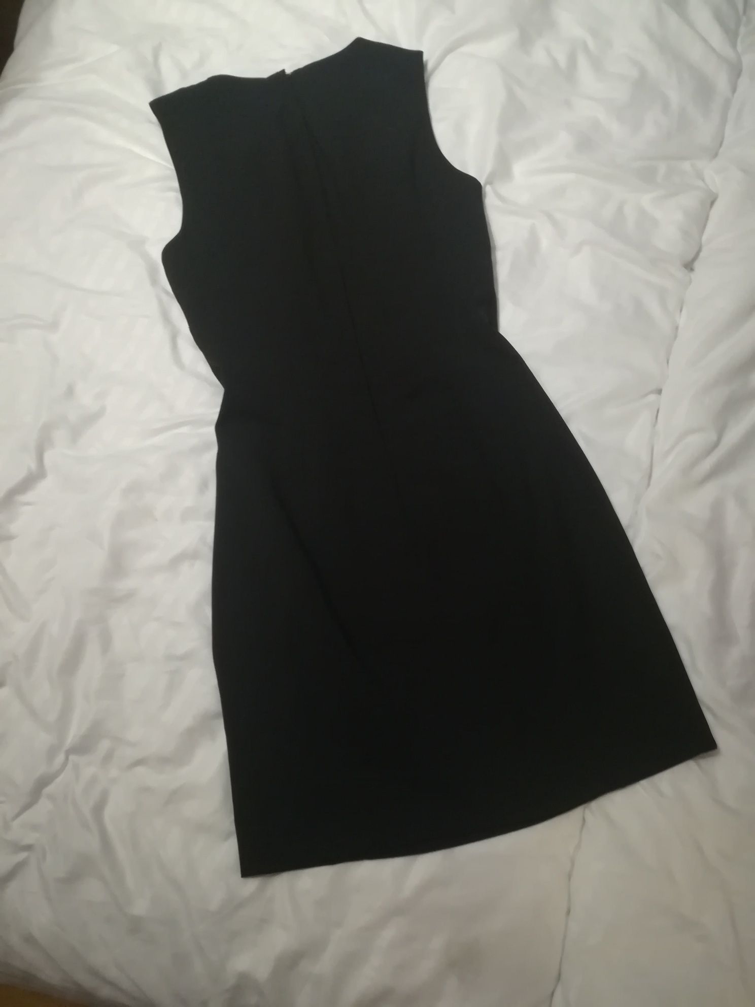 Sukienka czarna, krótka, H&M 36