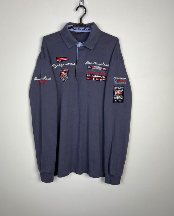 Longsleeve Paul & Shark Yachting Multi Logo Vintage