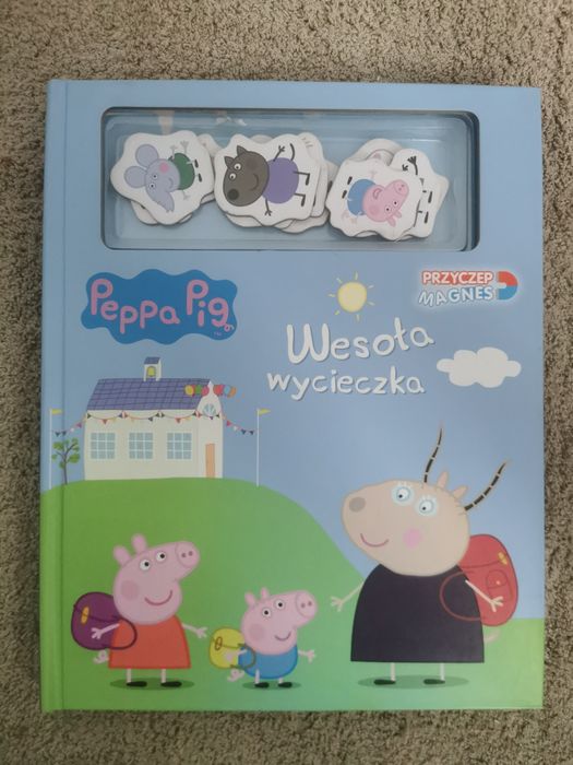 Książeczka Świnka Peppa z magnesami