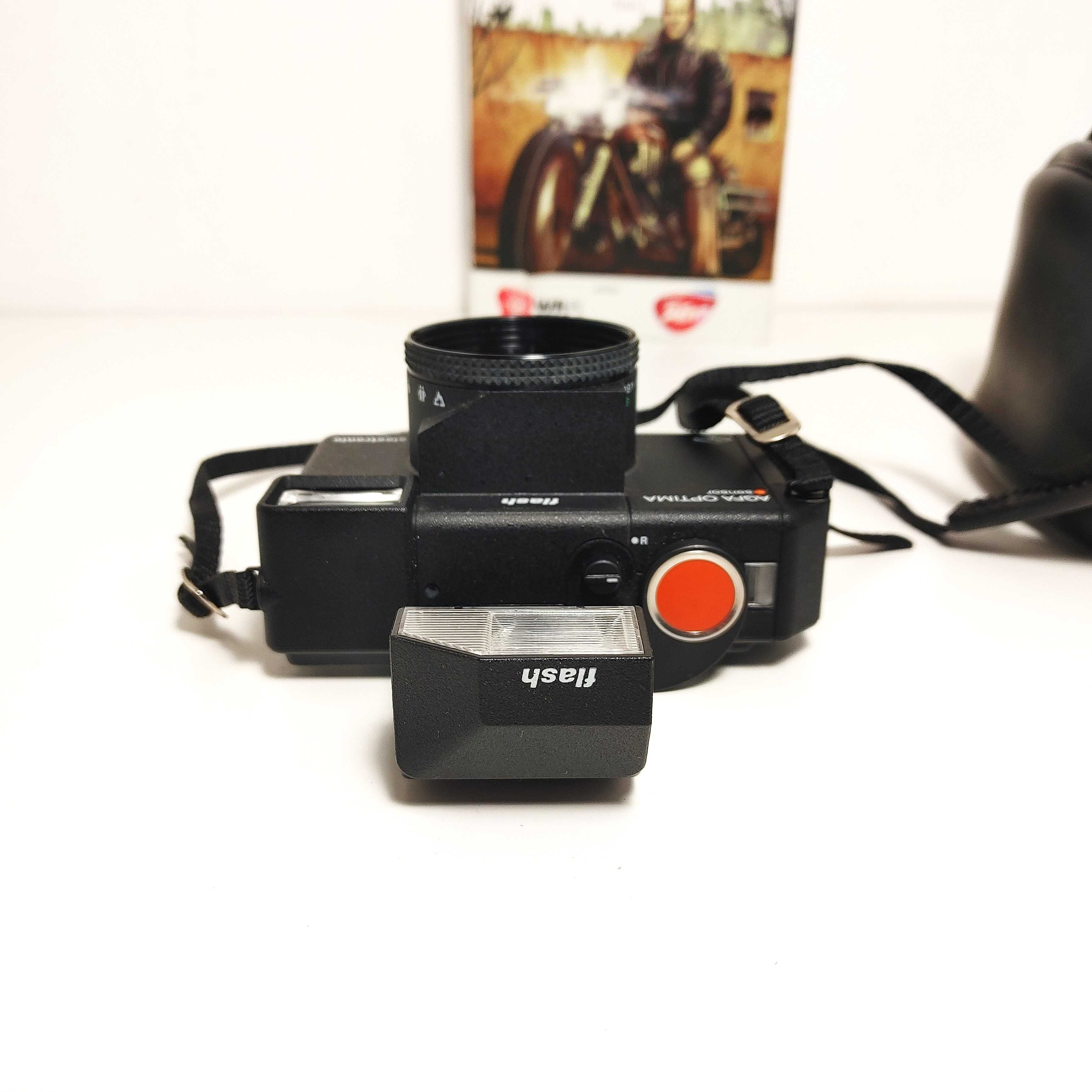 Aparat analogowy Vintage AGFA Optima Sensor Flash Electronic Cudo