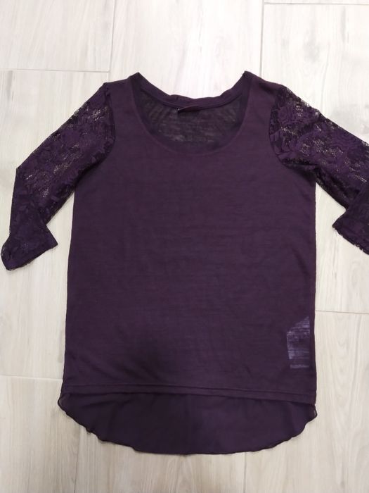 Bluzeczka mgiełka z koronką