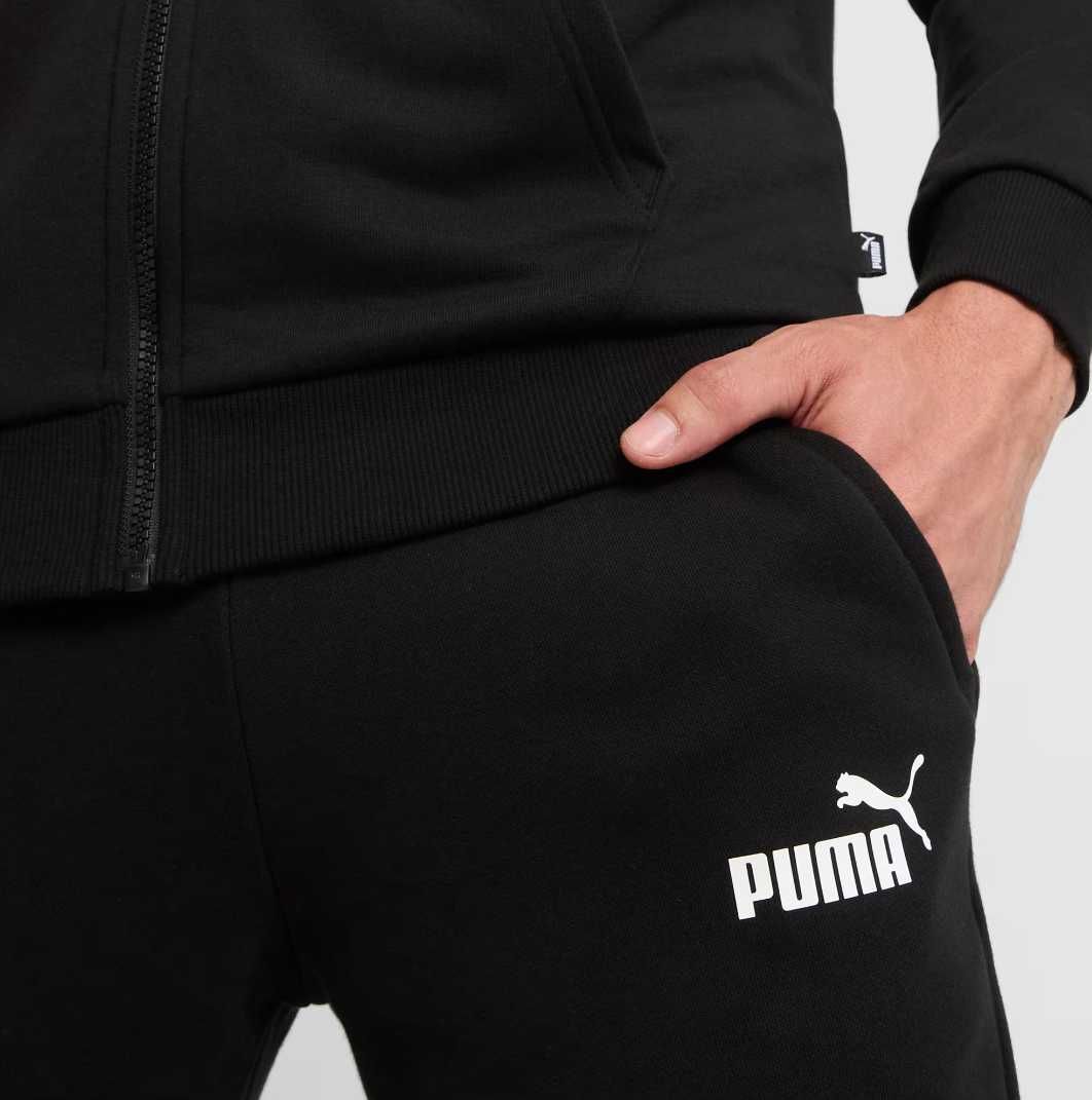 Чорні чоловічі штани puma essentials logo men's pants нові оригінал