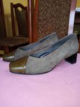 Buty skórzane damskie - 38