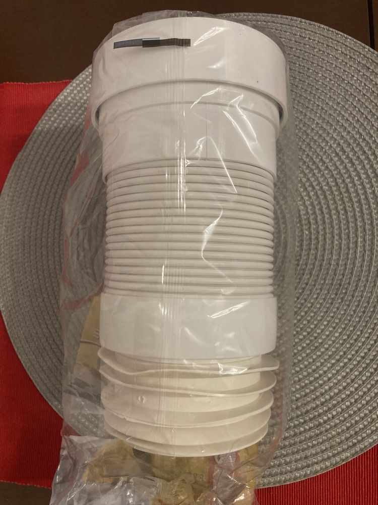 Złącze WC harmonijkowe wzmocnione 220-540 mm
