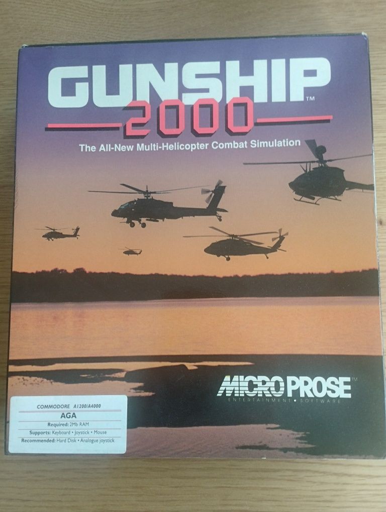 GUNSHIP 2000 Amiga komplet testowana!