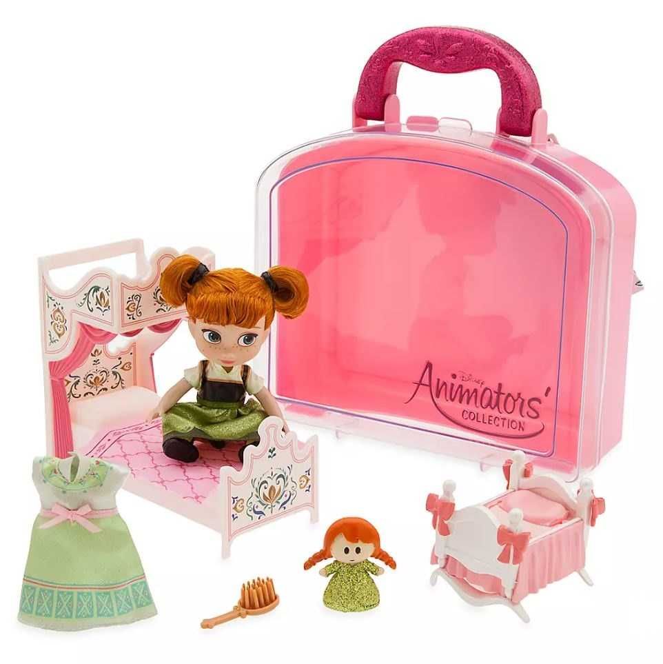 Disney  мини  Анна в чемоданчике Anna Mini Doll Animators Collection