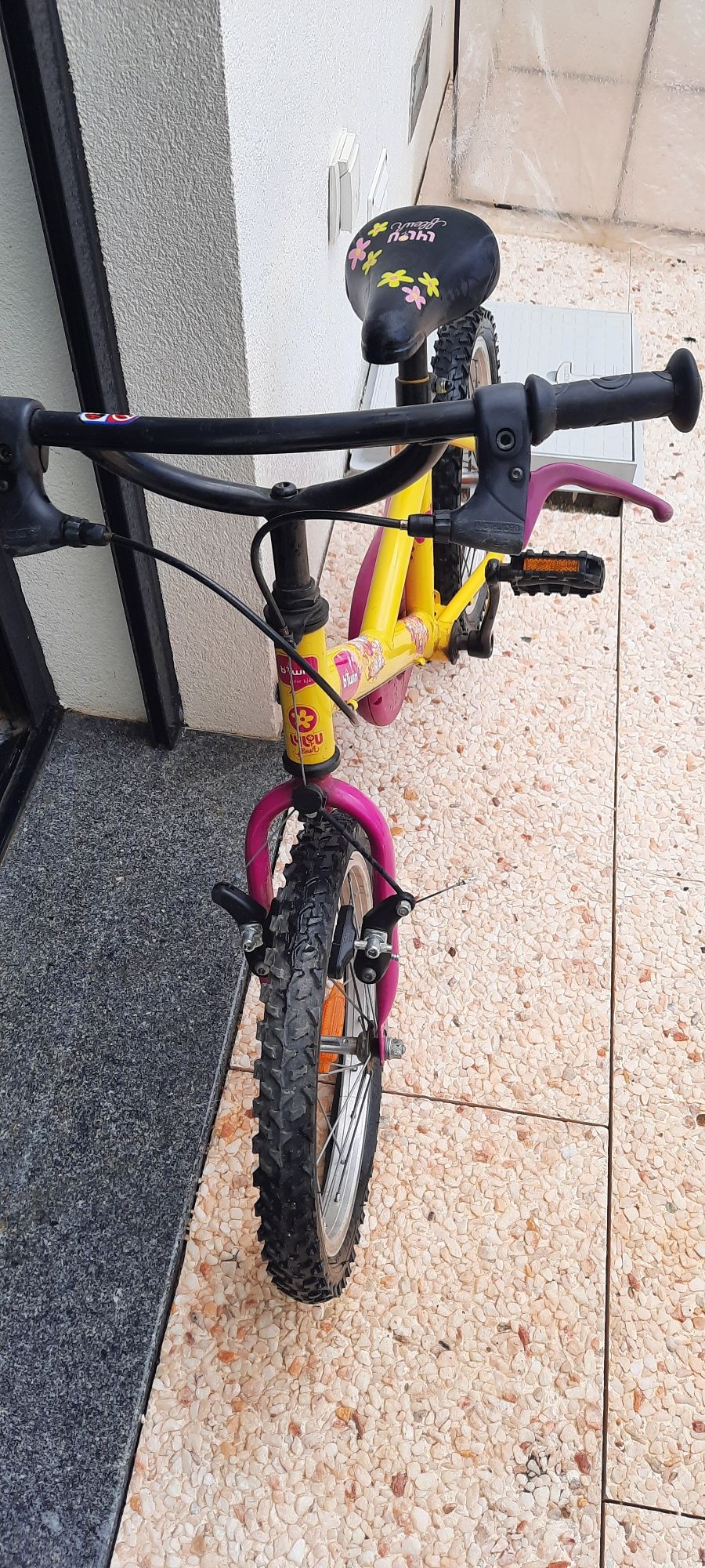 Bicicleta Menina/criança com rodas apoio