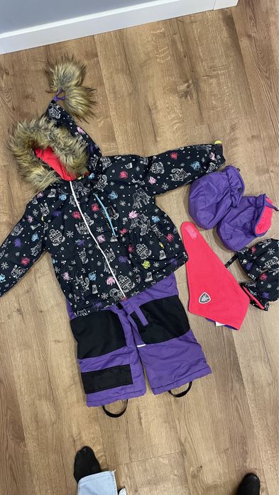 Зимовий комплект костюм комбінезон deux par deux зимний