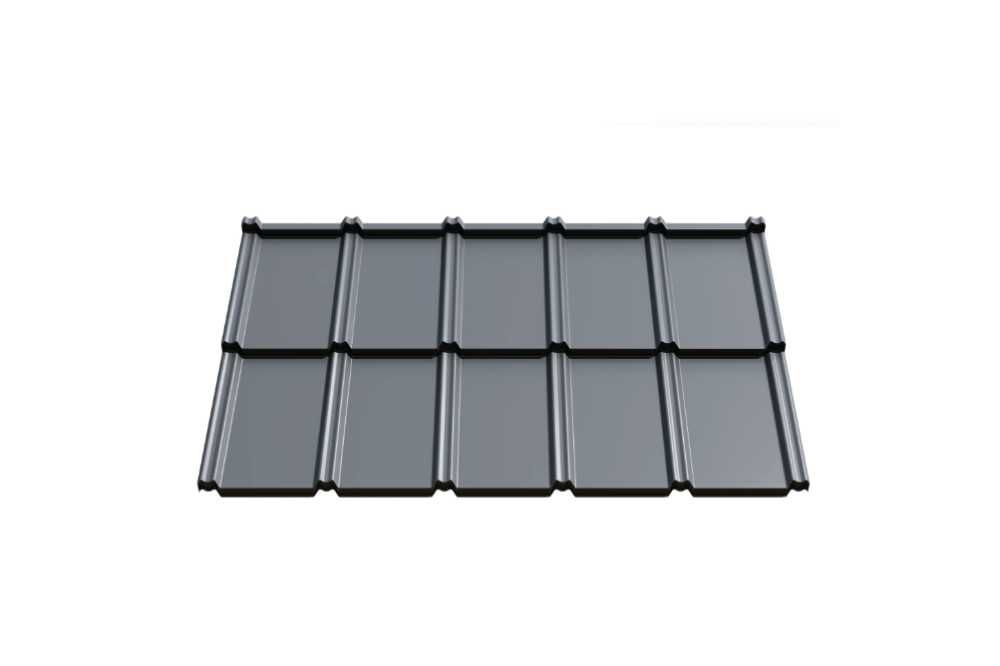 blachodachówka BLACH-POL PASSA DE LUX k. grafitowy /1190x715 mm/