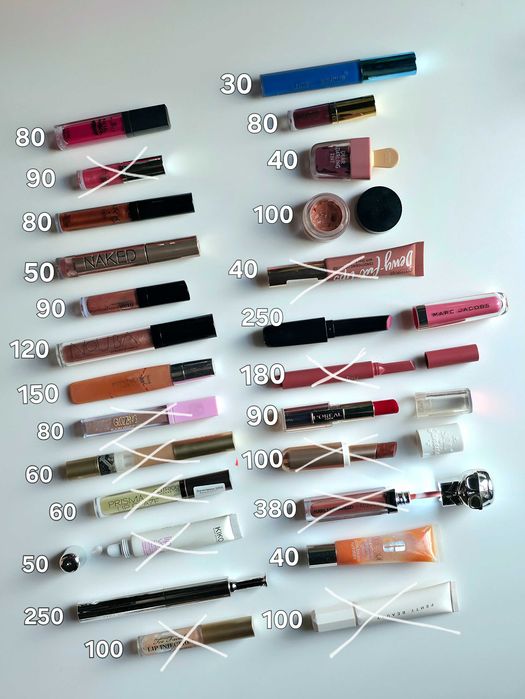 Блиски для губ, зволожуючі помади Fenty, Marc Jacobs, Too Faced, Nouba