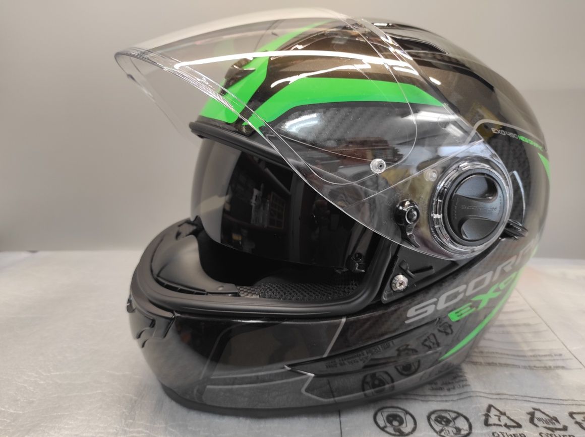 Capacete Scorpion Exo-490 Black-Green