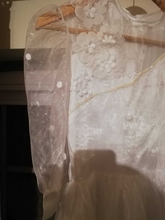 Vestido de Noiva e sapatos