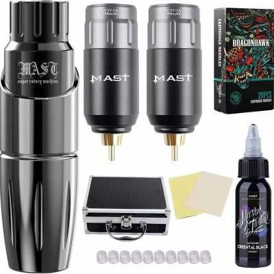 Kit de Tatuagem Rotativa Pen sem Fio + Bateria + Fonte de Alimentação