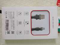 Кабель Konfulon S76 Micro USB чорний 1m