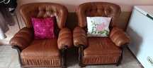 Conjunto de sofas antigos