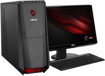 Komputer PC z monitorem LCD