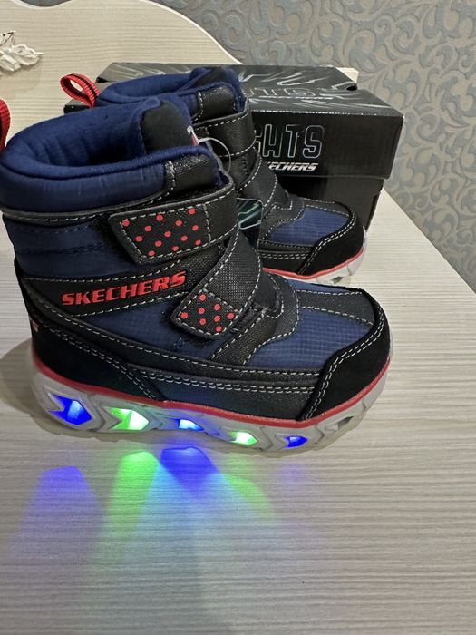 Чоботи з підсвіткою євро зима р 22 23 24 25 26