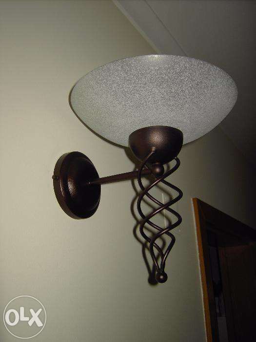 Candeeiro de tecto mais dois apliques