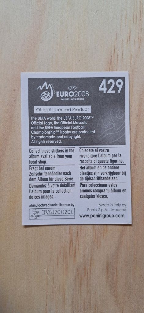 Cromo futebol de Joaquim da Panini