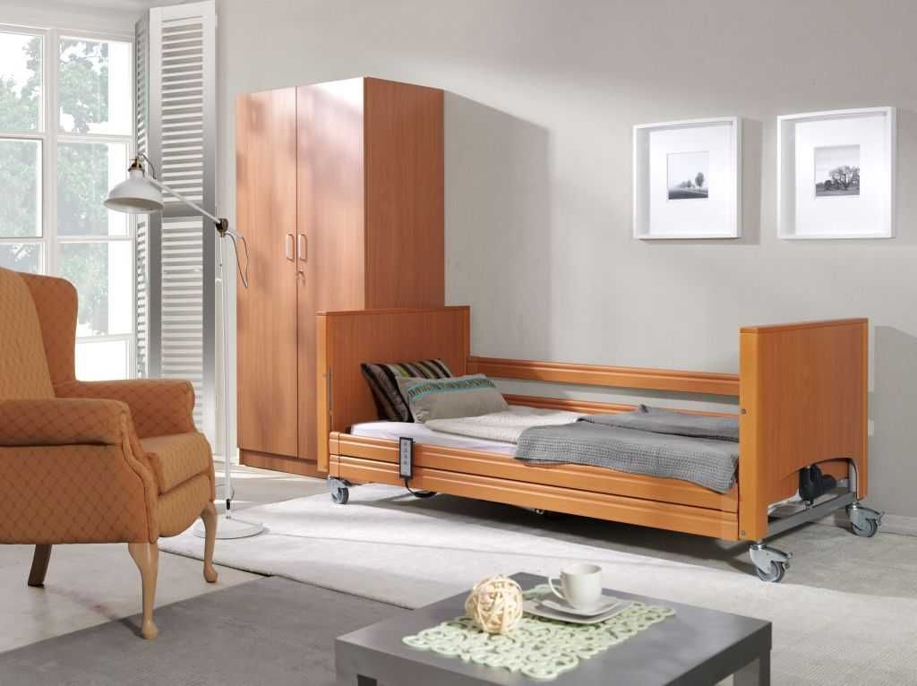 Łóżko rehabilitacyjne dla niskich osób Elbur PB 337. Dostawa i montaż