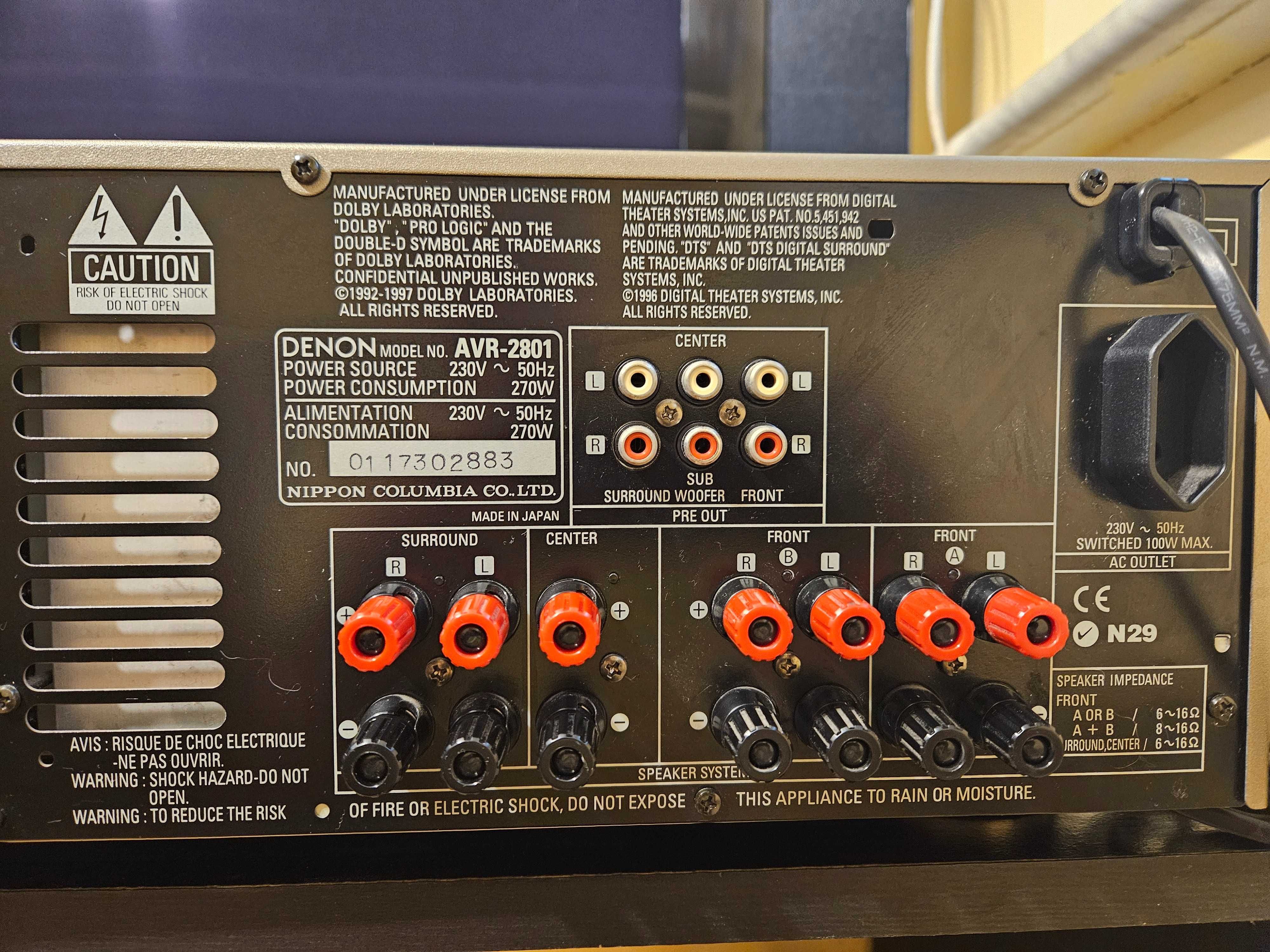 Amplituner DENON AVR 2801