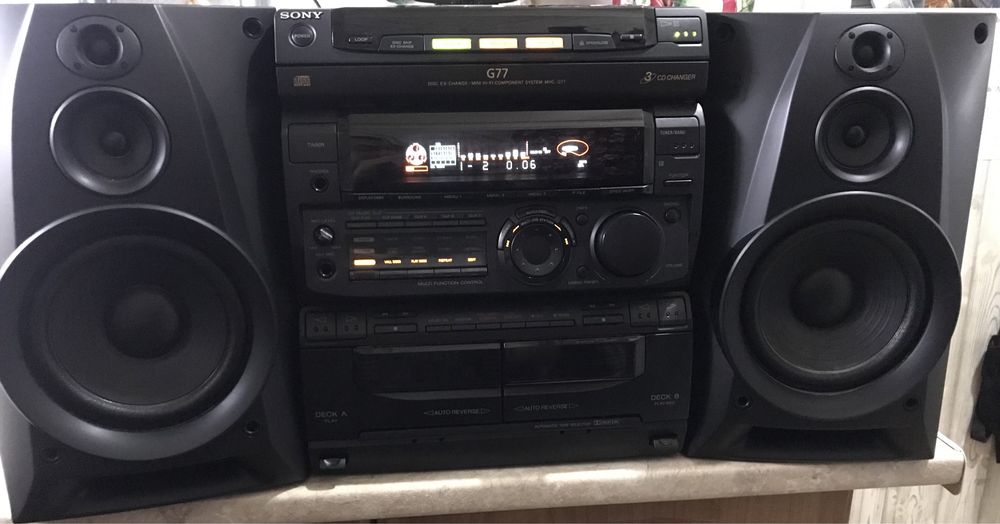 Музыкальный центр Sony mhc-g77