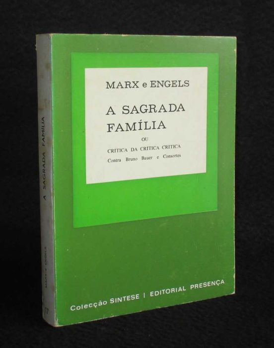 Livro A Sagrada Família Marx e Engels