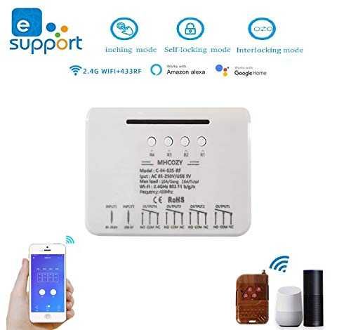 Smart Switch Sterownik Przekaźnik WiFi MHCOZY Ewelink 4CH