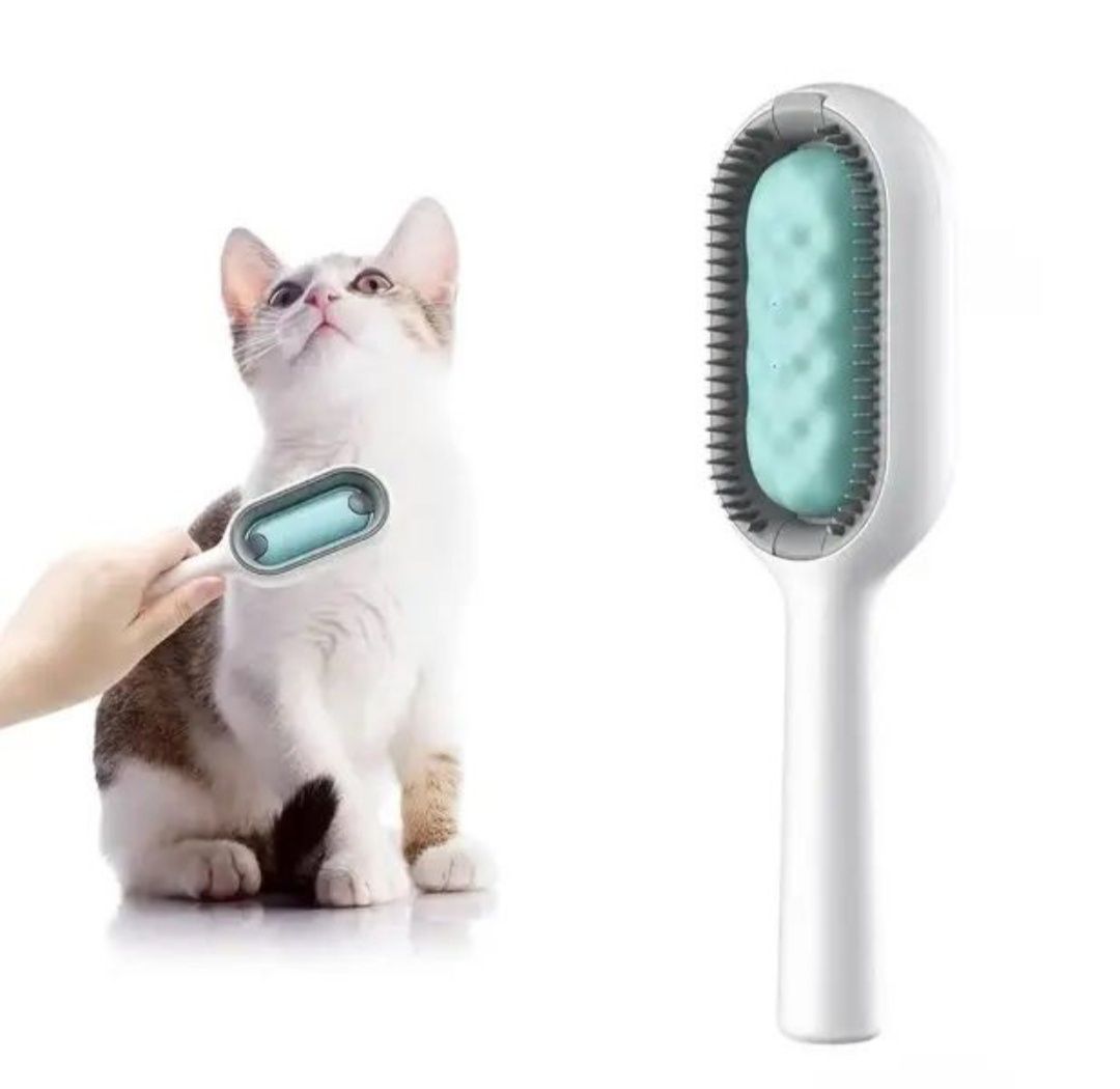 Щітка для вичісування собак та котів Pet Gravity 4B1 Pet Grooming Comb