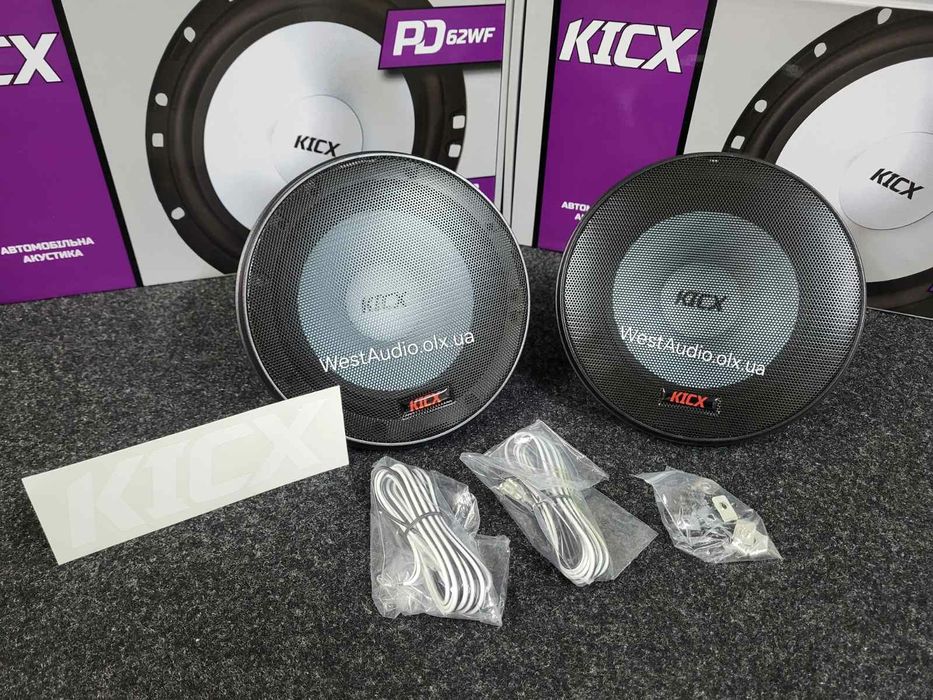 16см Мідбаси Kicx PD 62WF/динаміки в авто/колонки